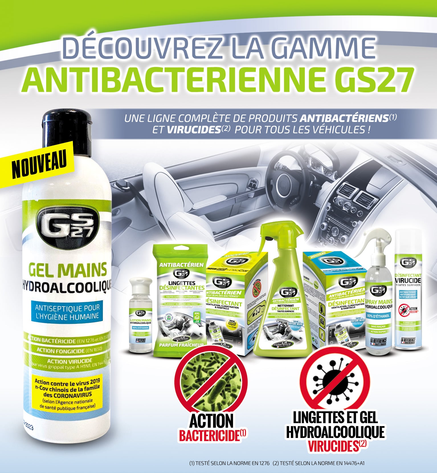 gamme antibactérienne gs27